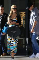 PARIS HILTON and Chris Zylka Shopping at Barney