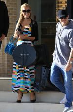 PARIS HILTON and Chris Zylka Shopping at Barney