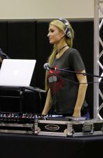 PARIS HILTON at DJ Set at Equinox in Los Angeles 04/12/2017