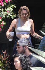 PARIS JACKSON and MILLIE BOBBY BROWN on the Set of Black Dhalia House in Los Angeles 04/20/2017