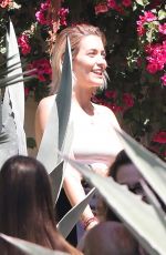 PARIS JACKSON and MILLIE BOBBY BROWN on the Set of Black Dhalia House in Los Angeles 04/20/2017