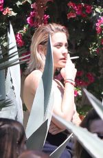 PARIS JACKSON and MILLIE BOBBY BROWN on the Set of Black Dhalia House in Los Angeles 04/20/2017