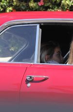 PARIS JACKSON and MILLIE BOBBY BROWN on the Set of Black Dhalia House in Los Angeles 04/20/2017