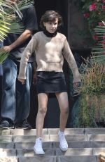 PARIS JACKSON and MILLIE BOBBY BROWN on the Set of Black Dhalia House in Los Angeles 04/20/2017