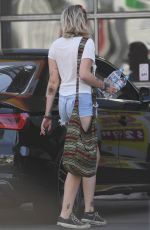 PARIS JACKSON in Denim Shorts Out in Studio City 04/22/2017