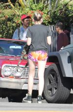 PARIS JACKSON on the Set of Black Dhalia House in Los Angeles 04/20/2017