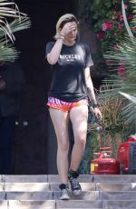 PARIS JACKSON on the Set of Black Dhalia House in Los Angeles 04/20/2017
