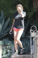 PARIS JACKSON on the Set of Black Dhalia House in Los Angeles 04/20/2017