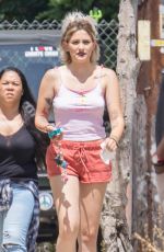 PARIS JACKSON on the Set of Untitled Nash Edgerton Project in Los Angeles 04/24/2017