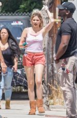PARIS JACKSON on the Set of Untitled Nash Edgerton Project in Los Angeles 04/24/2017