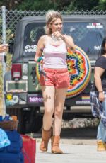 PARIS JACKSON on the Set of Untitled Nash Edgerton Project in Los Angeles 04/24/2017