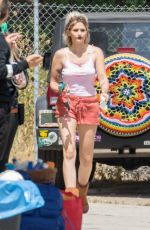 PARIS JACKSON on the Set of Untitled Nash Edgerton Project in Los Angeles 04/24/2017
