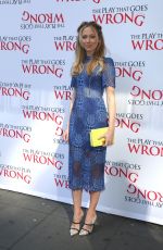 PATEN HUGHES at The Play That Goes Wrong Opening Night in New York 04/02/2017