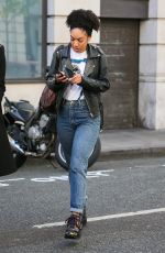 PEARL MACKIE Arrives at BBC Radio 2 Studios in London 04/13/2017