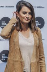 PENELOPE CRUZ Presents Leukemia Research Grant in Madrid 04/24/2017
