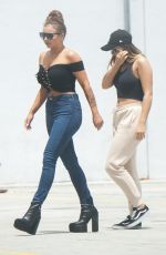 PERRIE EDWARDS and JESY NELSON outside of Sow Arena in Miami 04/14/2017