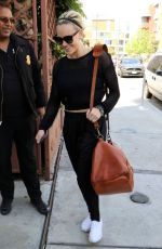 PETA MURGATROYD Arrives at DWTS Rehersal in Los Angeles 04/18/2017