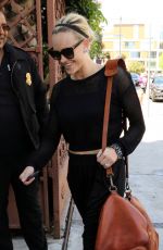 PETA MURGATROYD Arrives at DWTS Rehersal in Los Angeles 04/18/2017