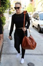 PETA MURGATROYD Arrives at DWTS Rehersal in Los Angeles 04/18/2017
