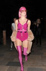 PIXIE LOTT Arrives at a Secret Gig at Sink the Pink Club in London 04/14/2017