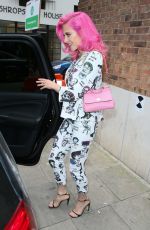 PIXIE LOTT Arrives at AOL Studios in London 04/13/2017