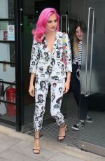 PIXIE LOTT Arrives at AOL Studios in London 04/13/2017