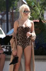 PIXIE LOTT in Swimsuit on the Set of Her Music Video in Los Angeles 03/28/2017
