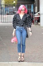 PIXIE LOTT Leaves Good Morning Britain Studio in London 04/14/2017