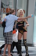 PIXIE LOTT on the Set of a Music Video in Los Angeles 04/05/2017