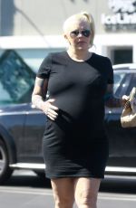 Pregnant JENNA JAMESON Out for Lunch in West Hollywood 04/02/2017