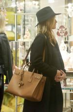 Pregnant ROSIE HUNTINGRON-WHITELEY Shopping at ABC Carpet & Home Store in New York 04/06/2017