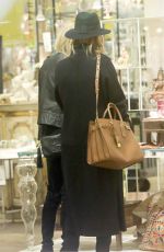 Pregnant ROSIE HUNTINGRON-WHITELEY Shopping at ABC Carpet & Home Store in New York 04/06/2017