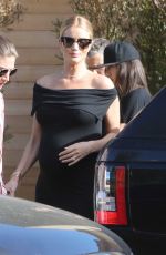 Pregnant ROSIE HUNTINGTON-WHITELEY Arrives for Her Baby Shower in Malibu 04/18/2017