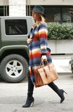 Pregnant ROSIE HUNTINGTON-WHITELEY Out and About in New York 04/07/2017
