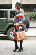 Pregnant ROSIE HUNTINGTON-WHITELEY Out and About in New York 04/07/2017