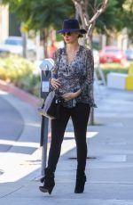 Pregnant ROSIE HUNTINGTON-WHITELEY Out Shopping in West Hollywood 04/02/2017