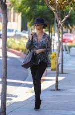 Pregnant ROSIE HUNTINGTON-WHITELEY Out Shopping in West Hollywood 04/02/2017
