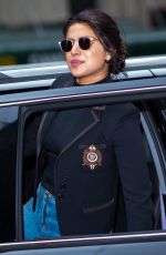 PRIYANKA CHOPRA in Ripped Jeans Out in New York 04/19/2017