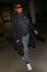 QUEEN LATIFAH at LAX Airport in Los Angeles 04/10/2017