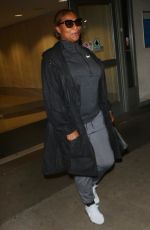 QUEEN LATIFAH at LAX Airport in Los Angeles 04/10/2017