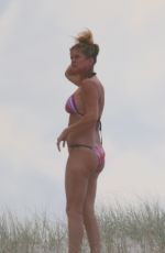 RACHEL HUNTER in Bikini on the Beach in New Zealand 03/19/2017