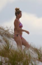 RACHEL HUNTER in Bikini on the Beach in New Zealand 03/19/2017