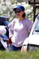 RACHEL MCADAMS Arrives on Set of Game Night in Atlanta 04/05/2017