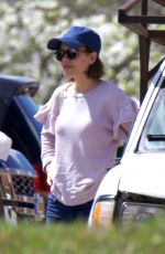 RACHEL MCADAMS Arrives on Set of Game Night in Atlanta 04/05/2017