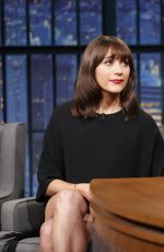 RASHIDA JONES at Late Night with Seth Meyers 04/05/2017