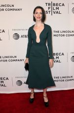 REBECCA HALL at Permission Premiere at 2017 Tribeca Film Festival in New York 04/21/2017