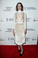 REBECCA HALL at The Dinner Premiere at Tribeca Film Festival in New York 04/24/2017