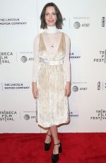 REBECCA HALL at The Dinner Premiere at Tribeca Film Festival in New York 04/24/2017