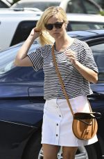 REESE WITHERSPOON in White Skirt Out in Los Angeles 04/13/2017