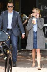 REESE WITHERSPOON Leaves a Starbucks in Brentwood 04/07/2017